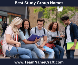 Best Study Group Names Elevating Learning with Uniqueness and Unity