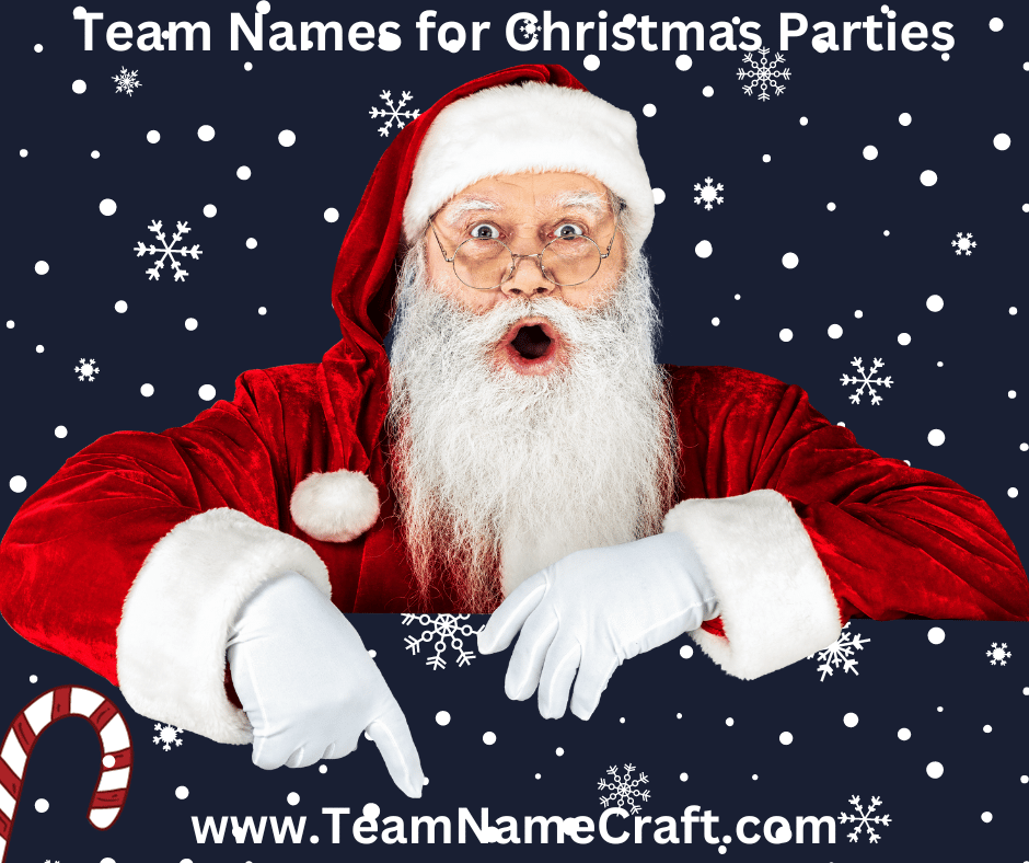 Team Names for Christmas Parties