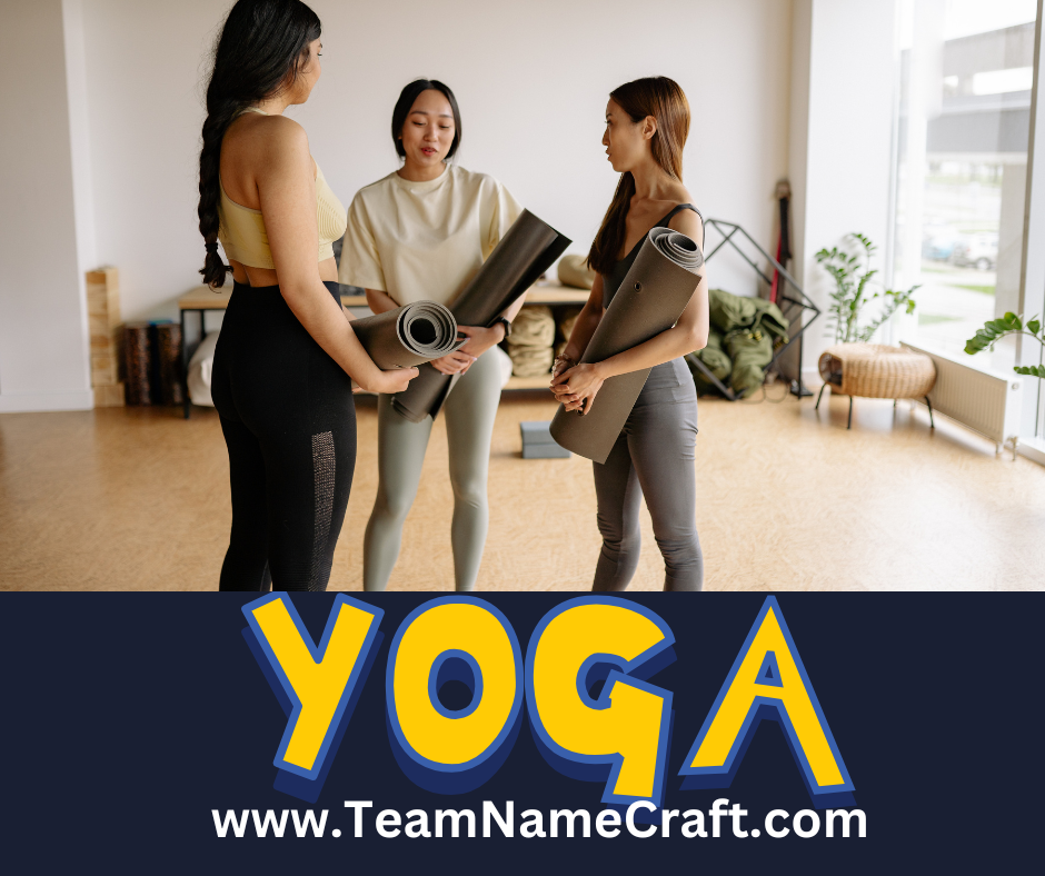 Creative yoga names