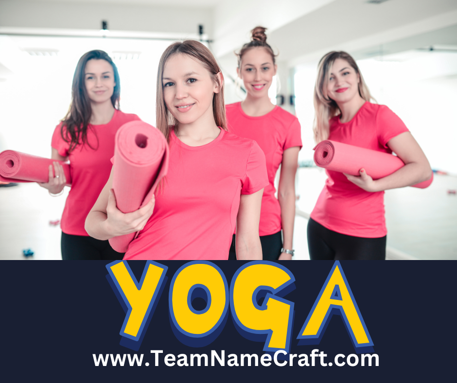 Funny yoga team names
