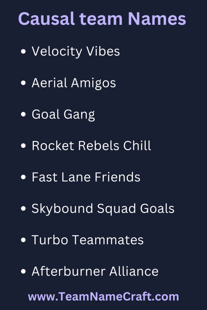 Rocket League team Names