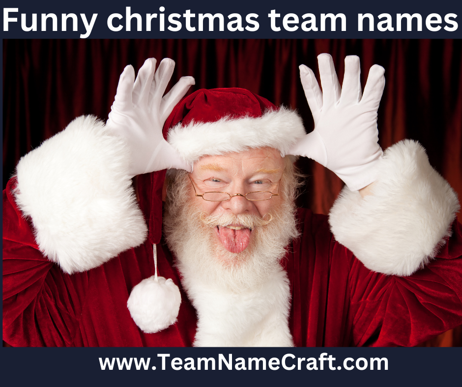 funny christmas team names