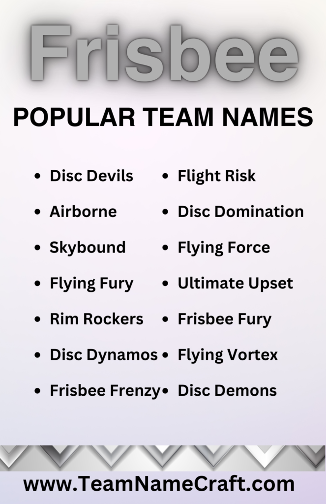 popular team names