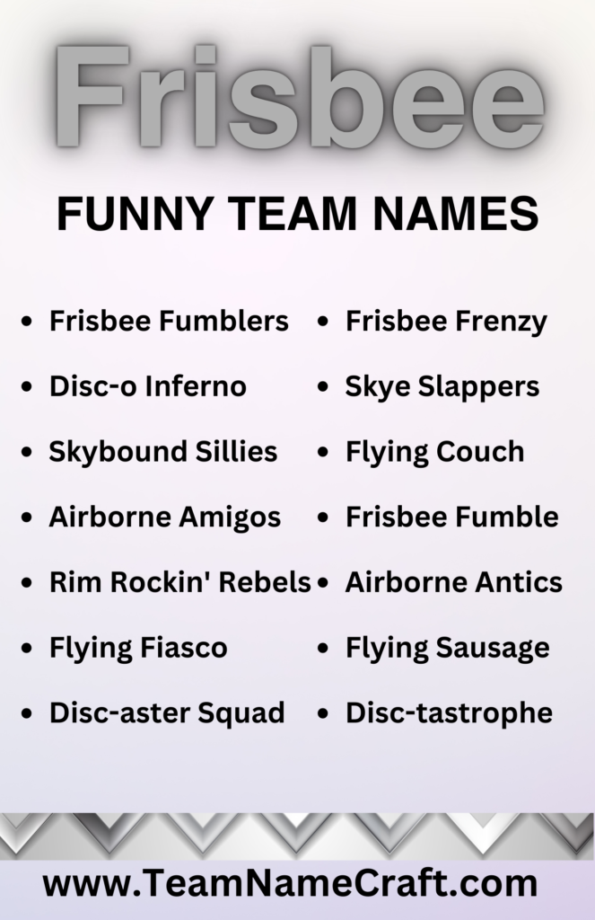 funny team names