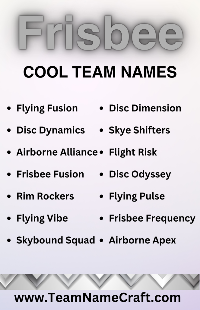 cool team names