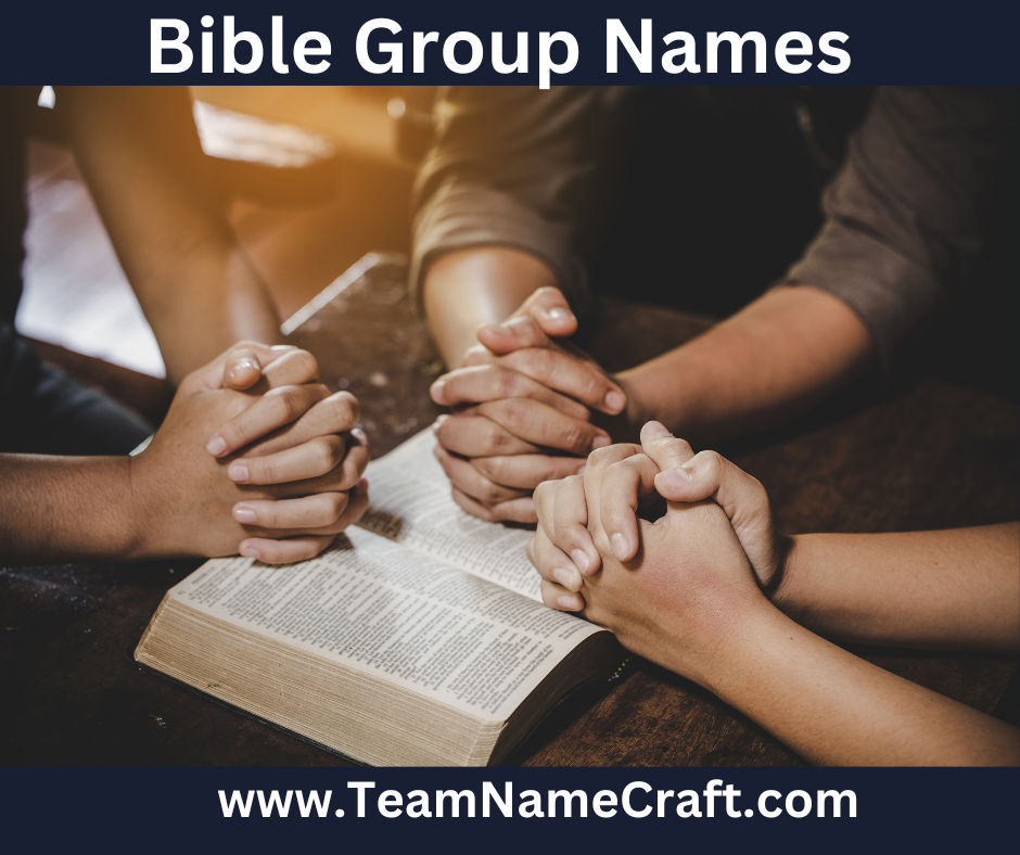 Creative Fellowship Names for Bible Study Groups