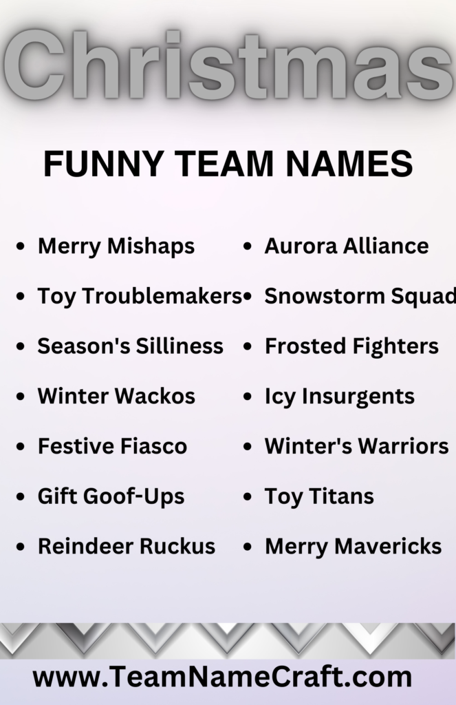 funny team names