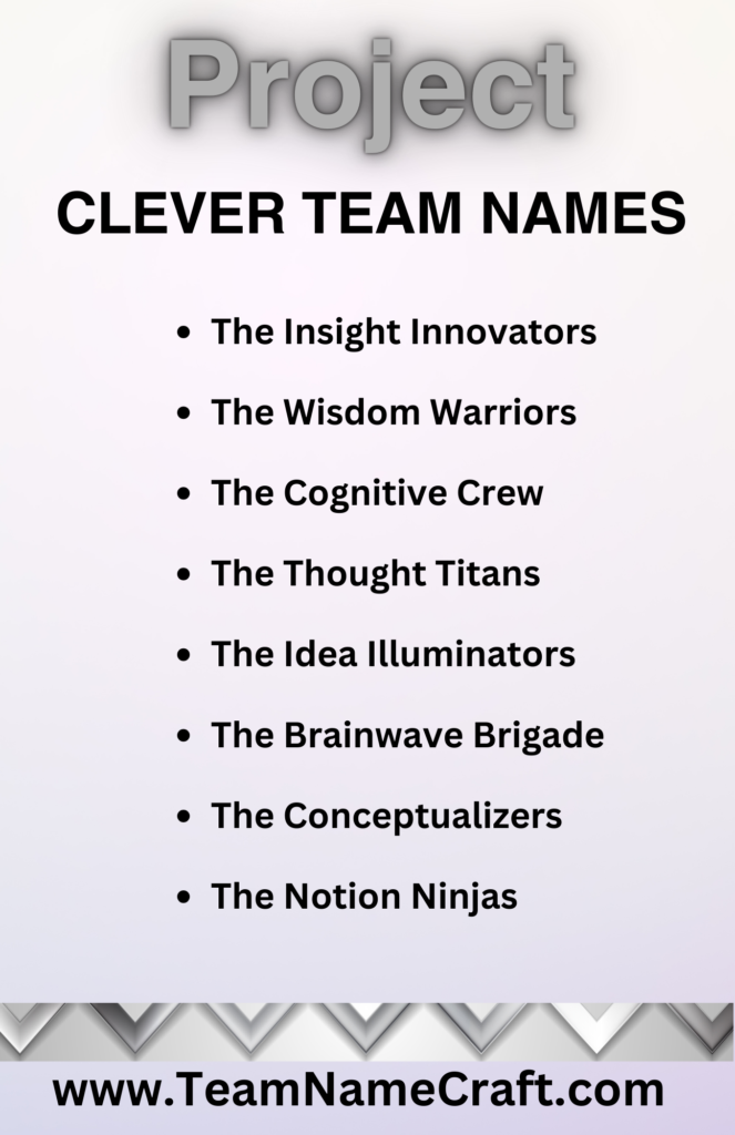 clever team names