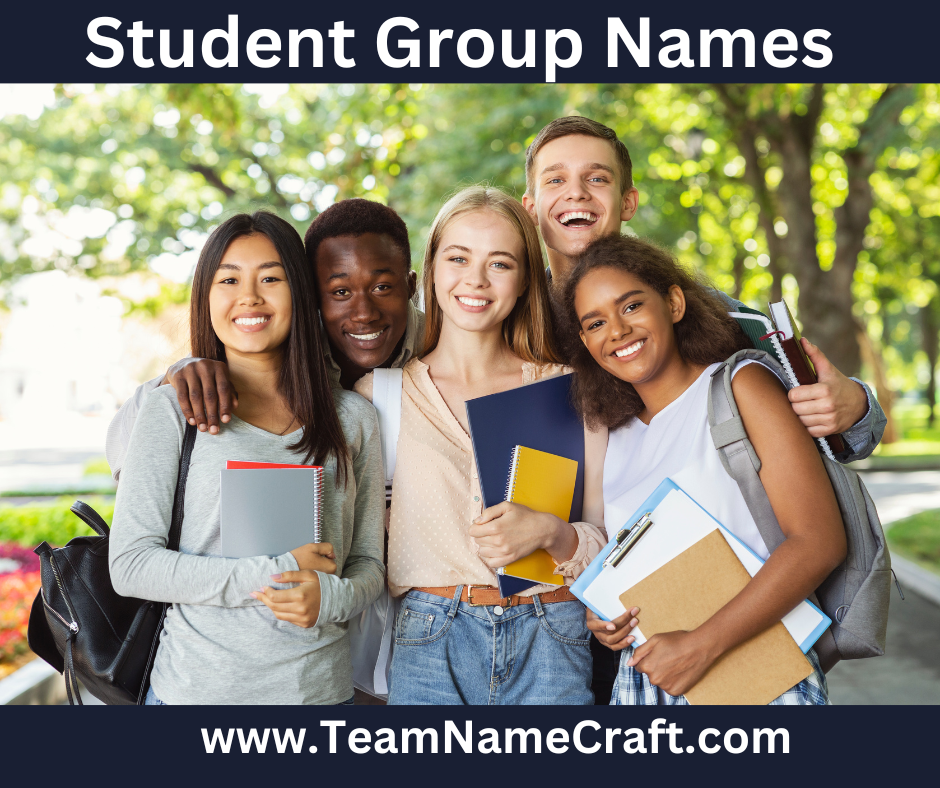 creative student group names