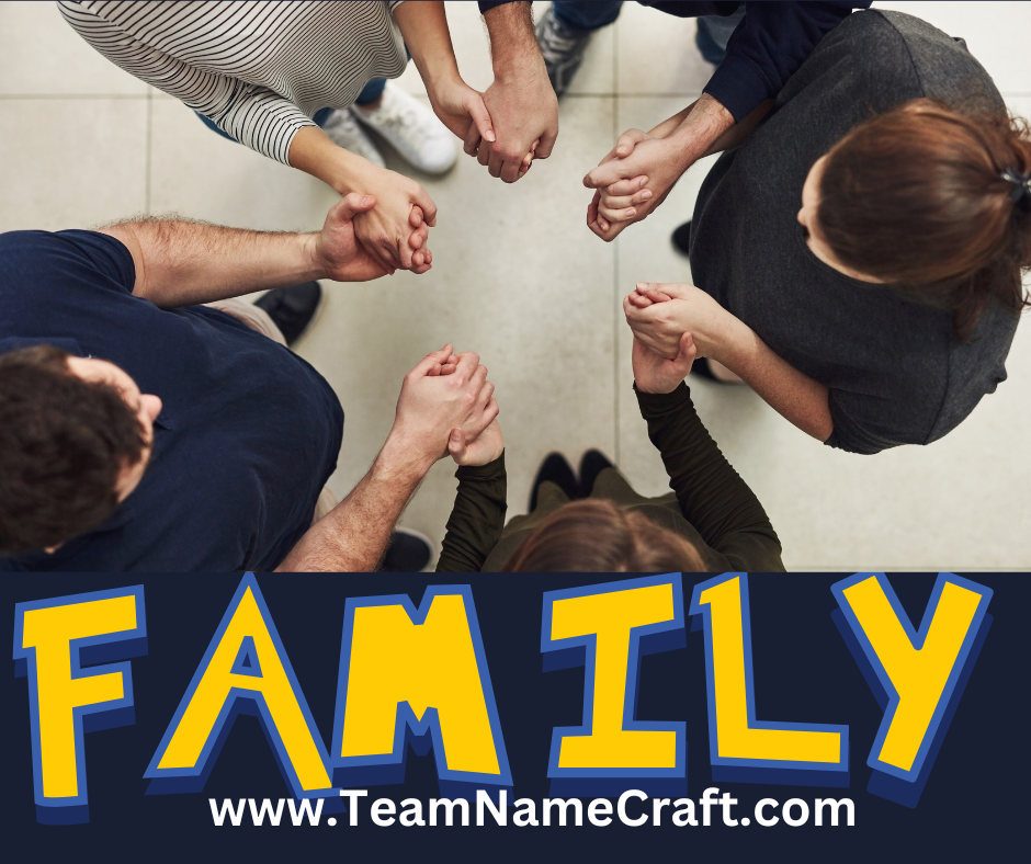 Creative family team names