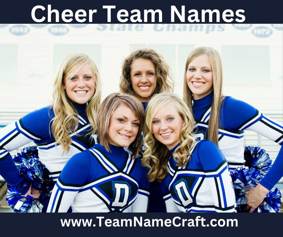 Creative Cheer Team Names