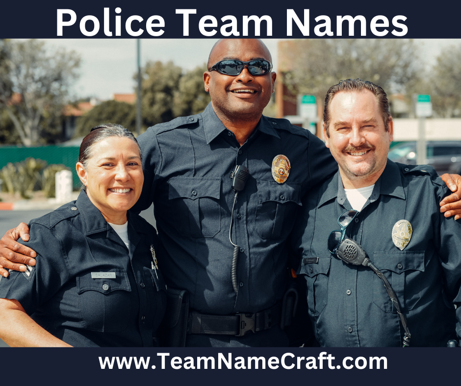 Kickball police team names