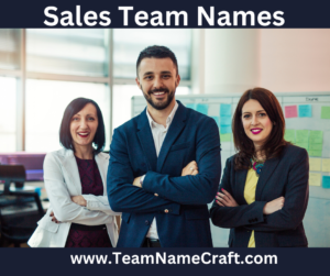 Best sales team names