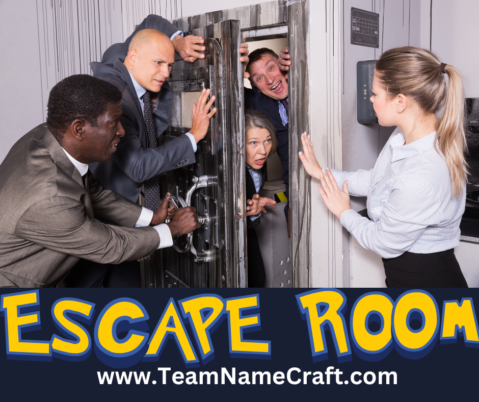 Escape room team names