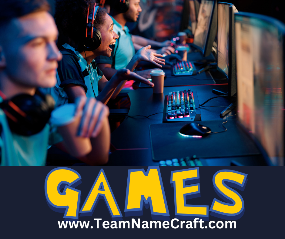 Team names for games