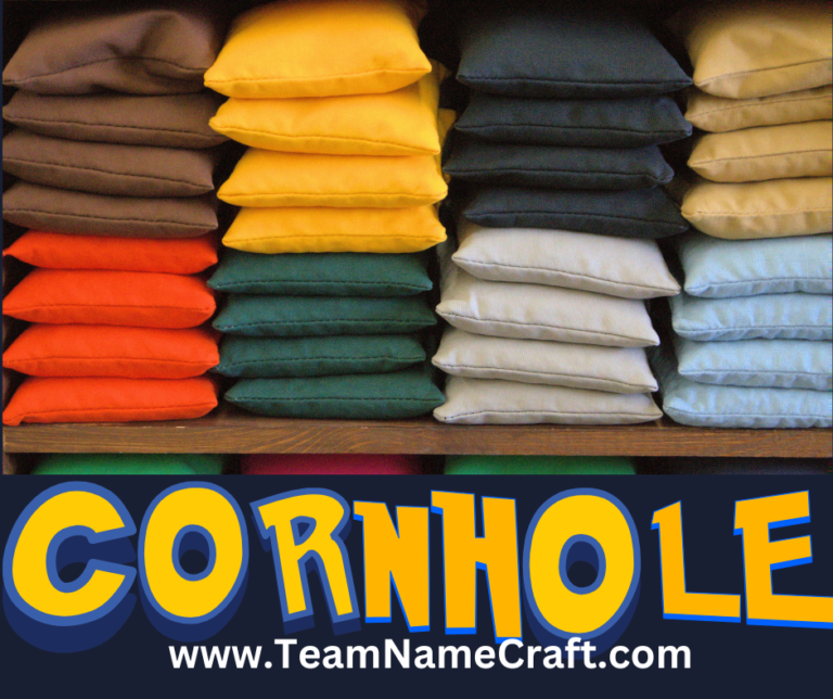 Creative cornhole team names