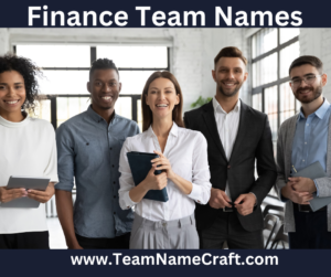 Best finance team names