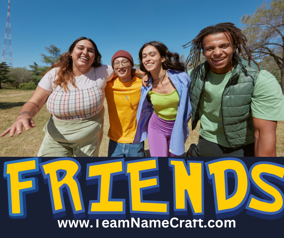 Group names for 4 friends