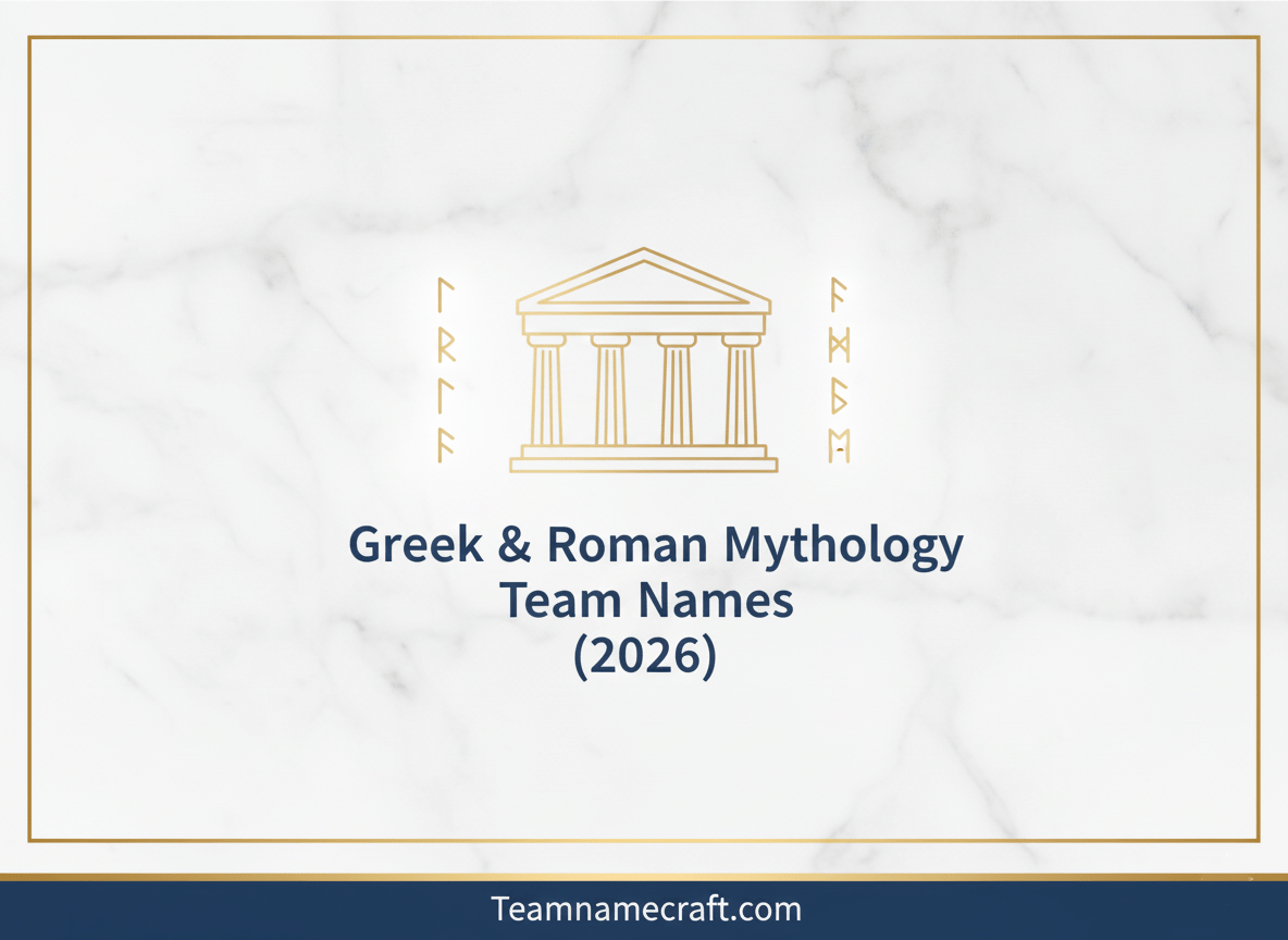 Mythology team names