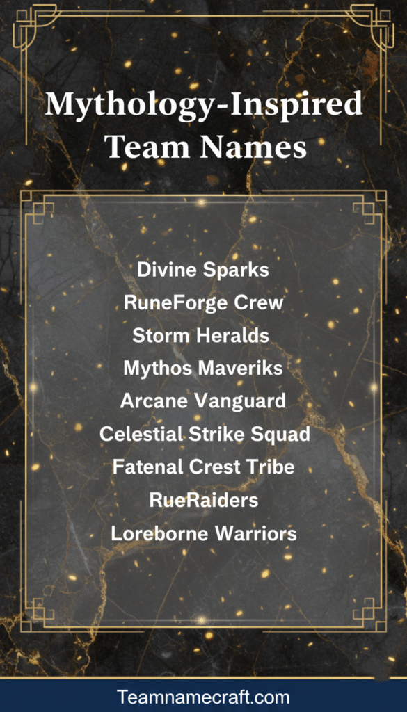 Mythology-Inspired Team Names