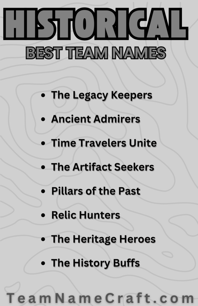 Historical team names