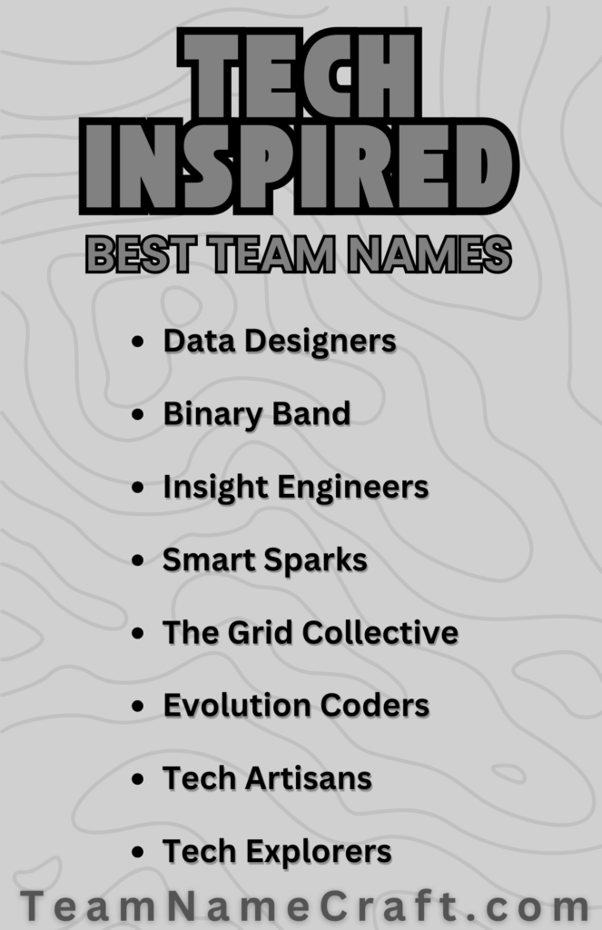 Tech-Inspired Group Names