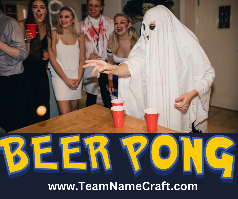 Beer pong team names