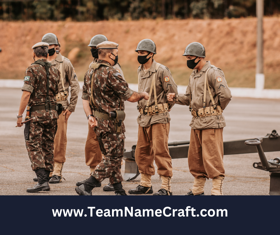 Military team names