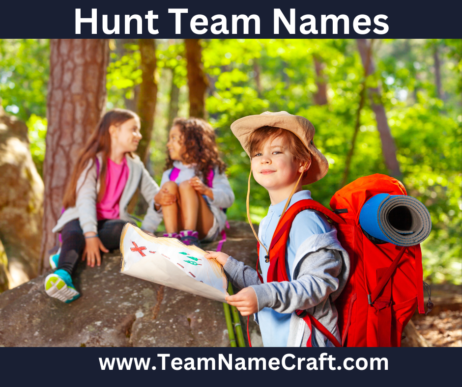 Scavenger Hunt Team Names