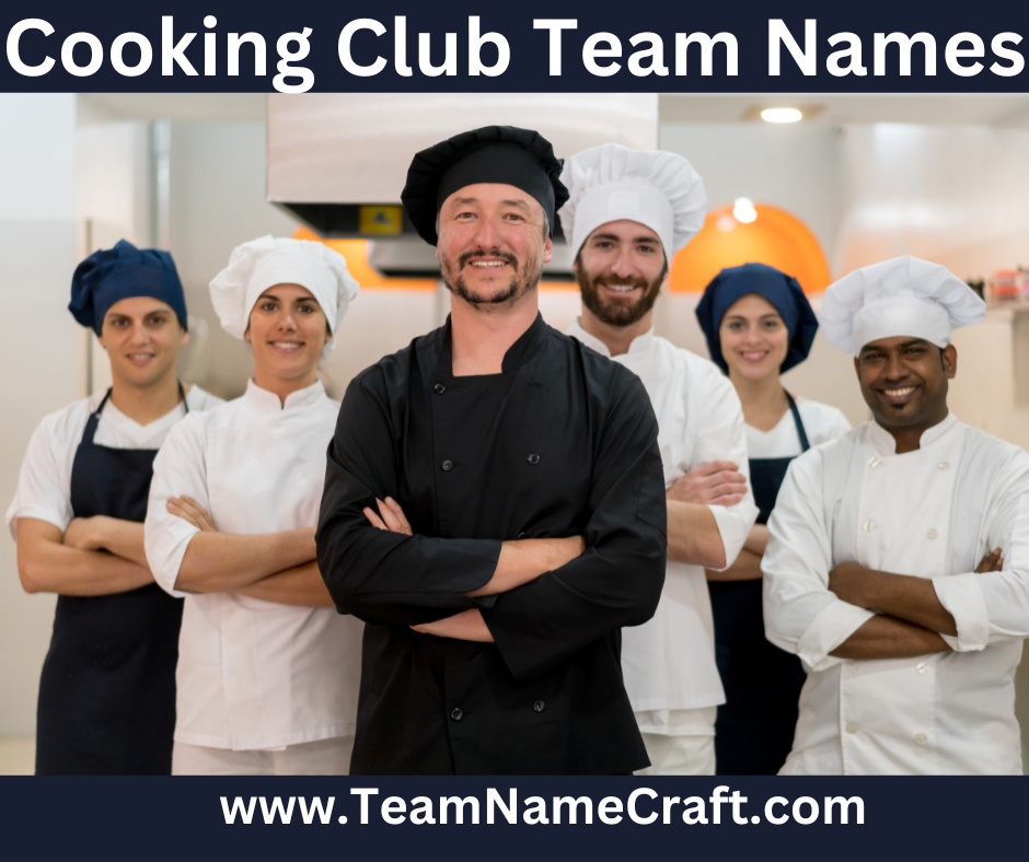 Cooking Club Team Names