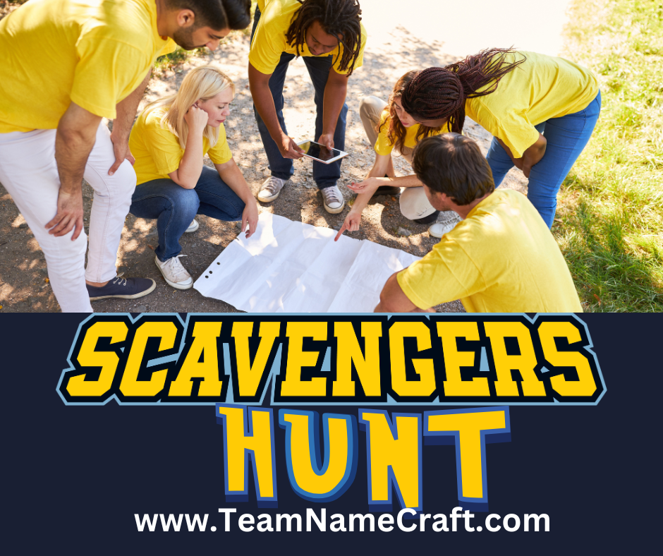 Creative scavenger hunt names