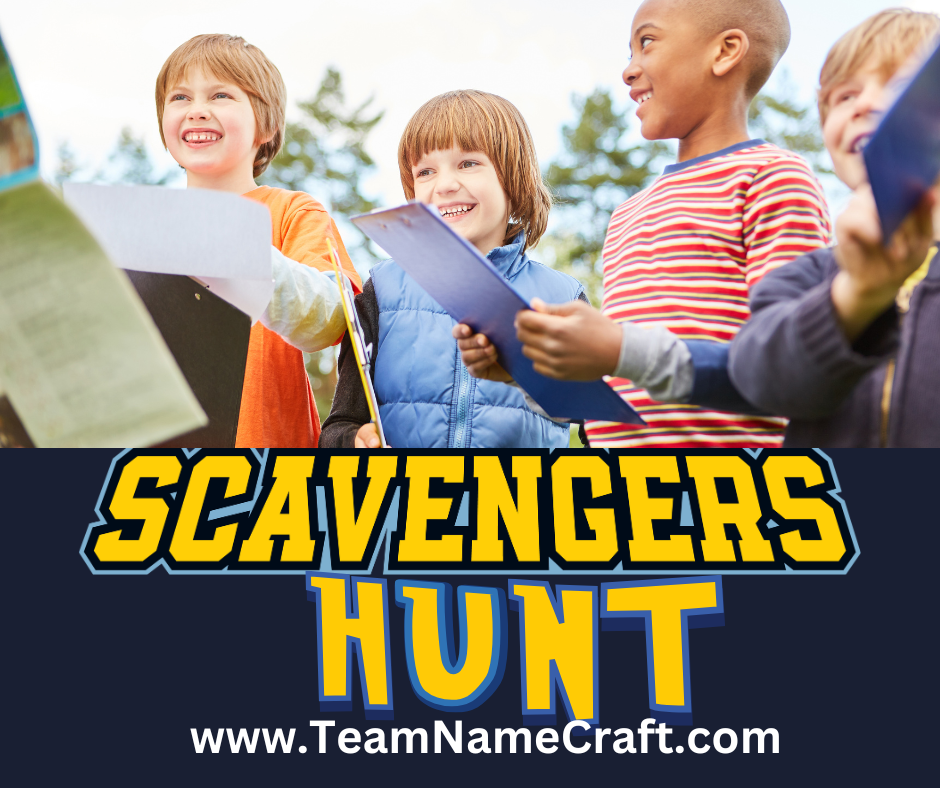 Best scavenger hunt team names