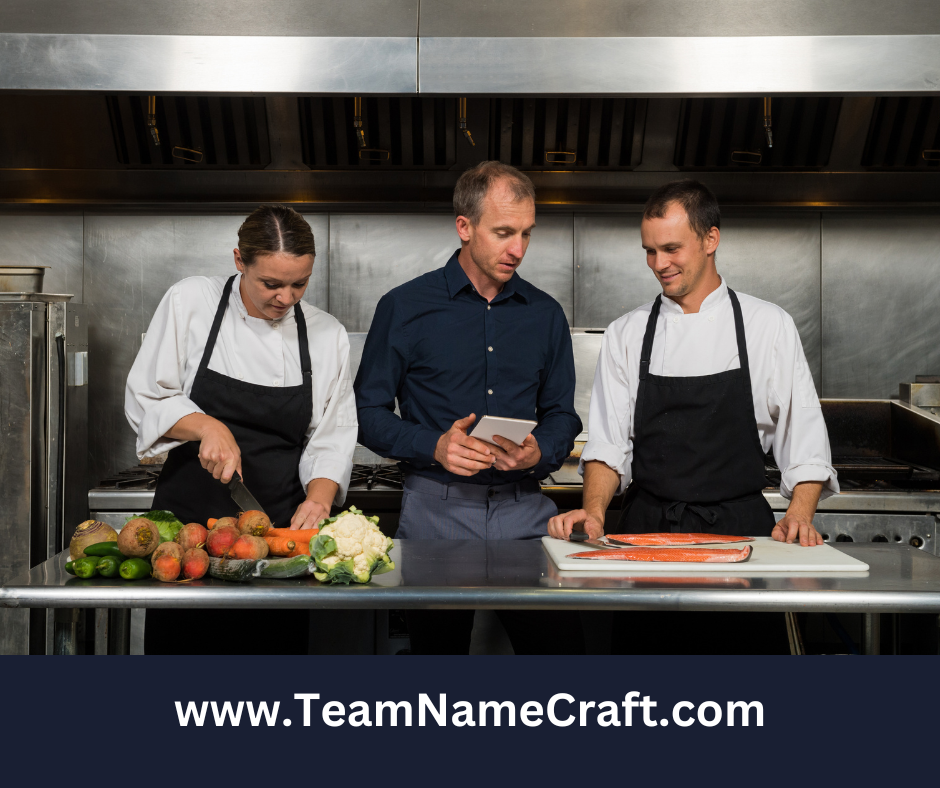 Funny and Creative Kitchen Team Names for Groups