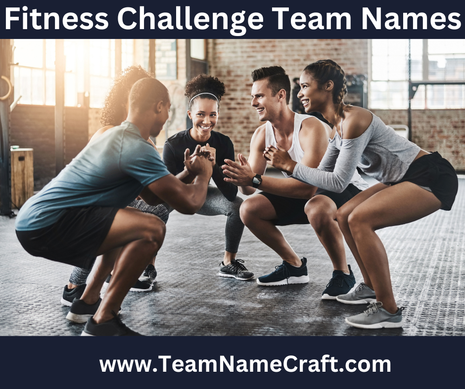 Fitness Challenge Team Names