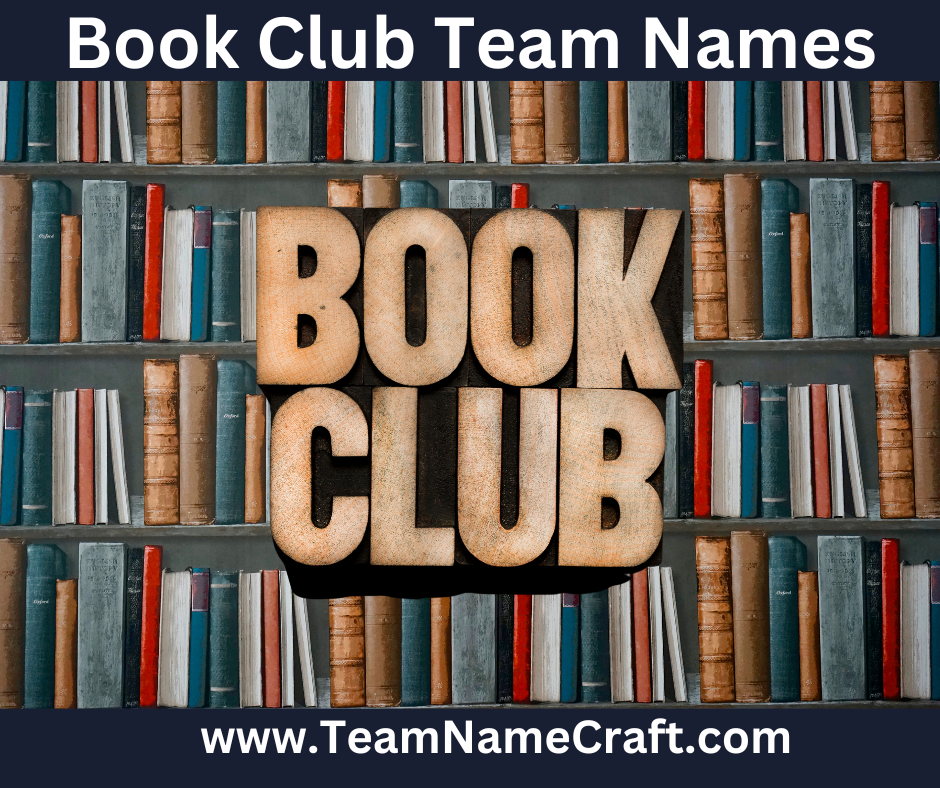 Book Club Team Names