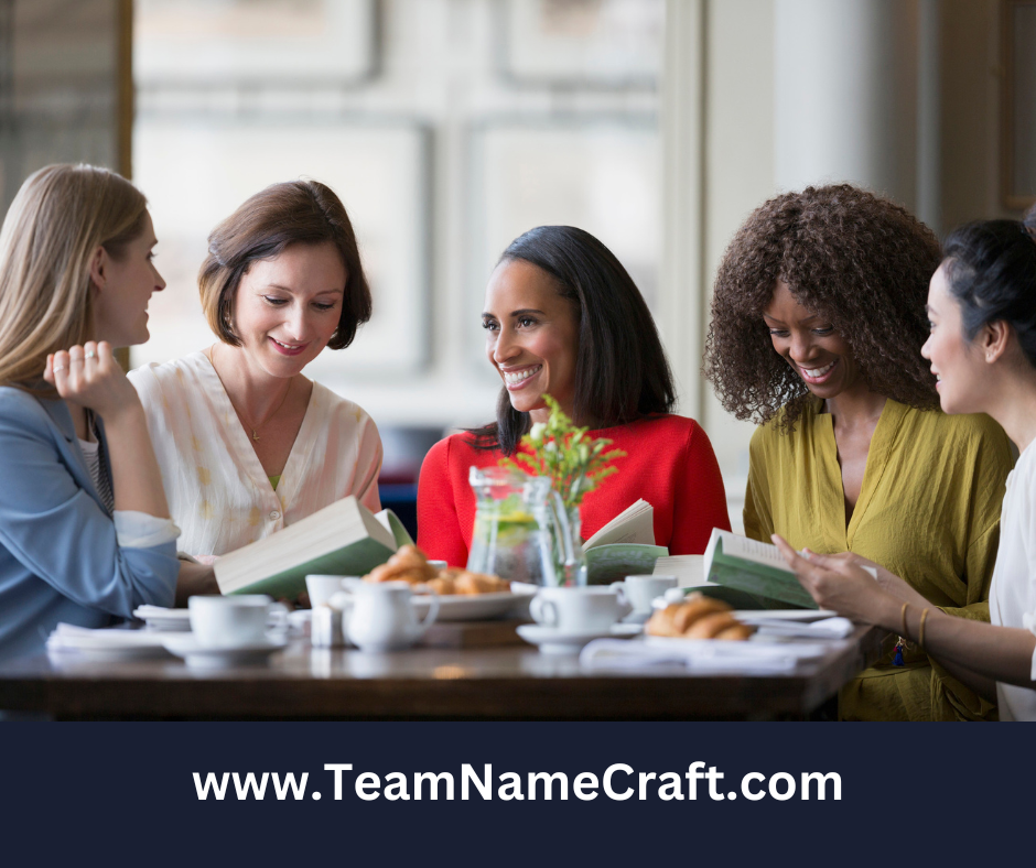 Cool Book Club Team Names