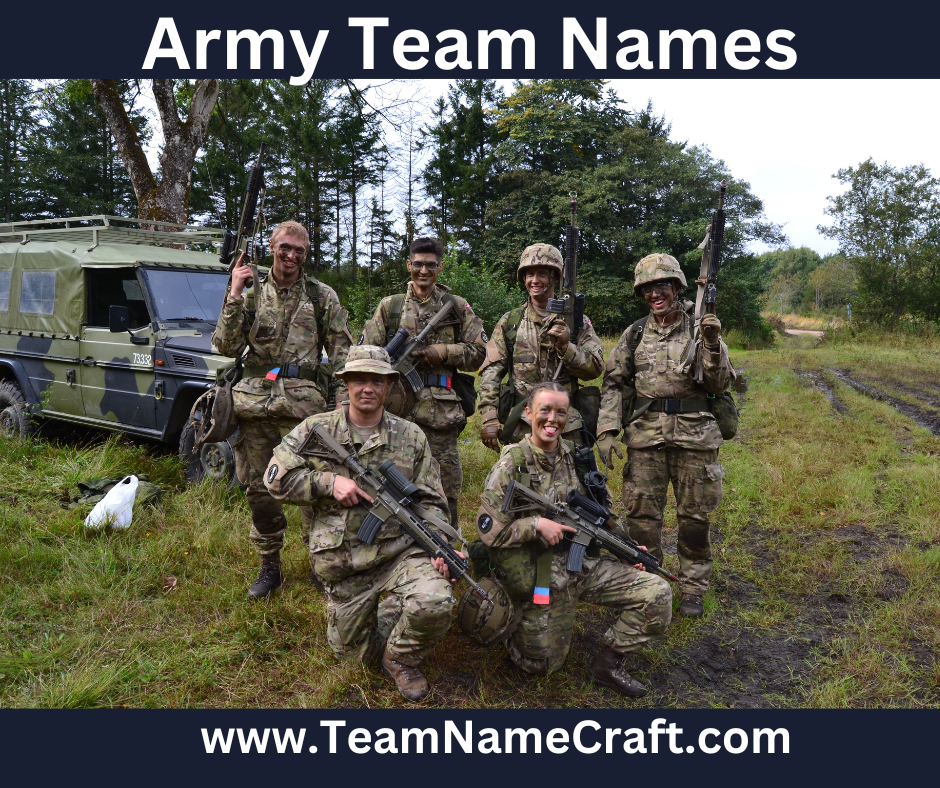 Army Team Names