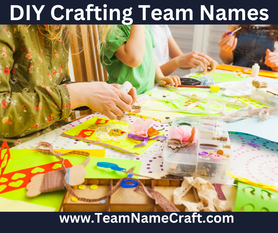 DIY Crafting Group Names