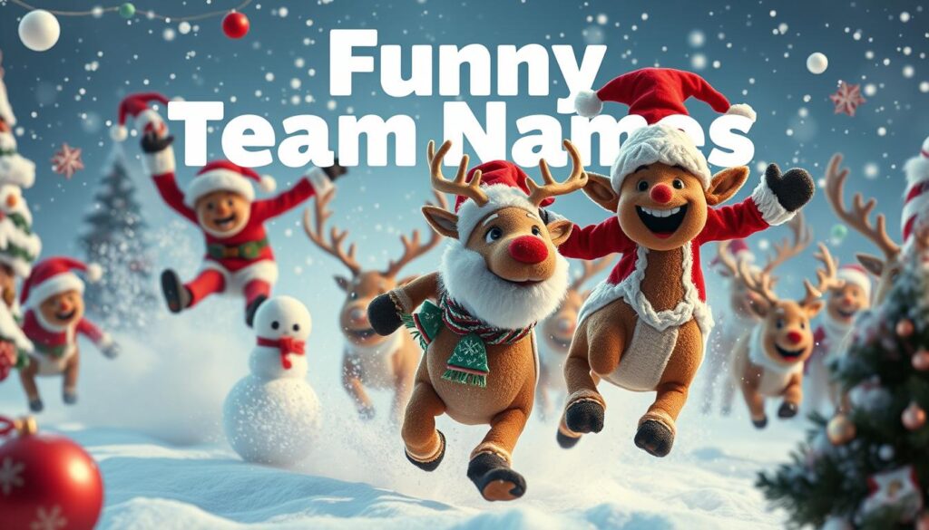 Funny Christmas team names