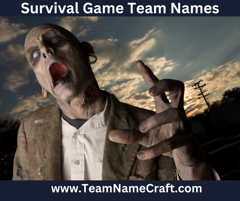 Funny and Savage Survival Game Team Names