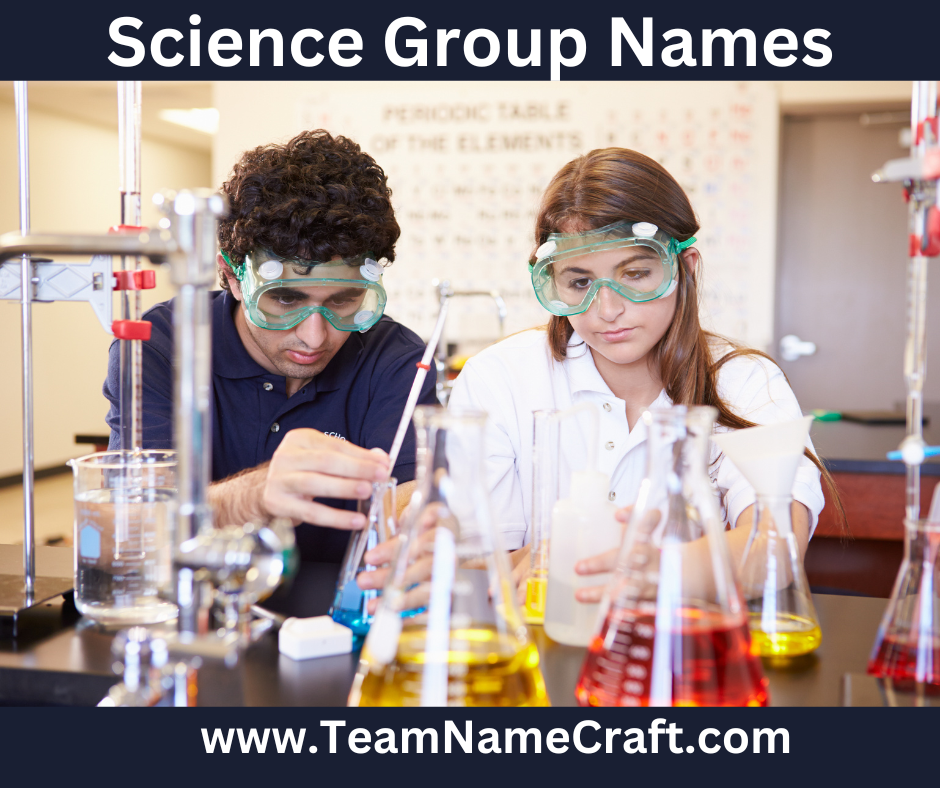 Science Group Names