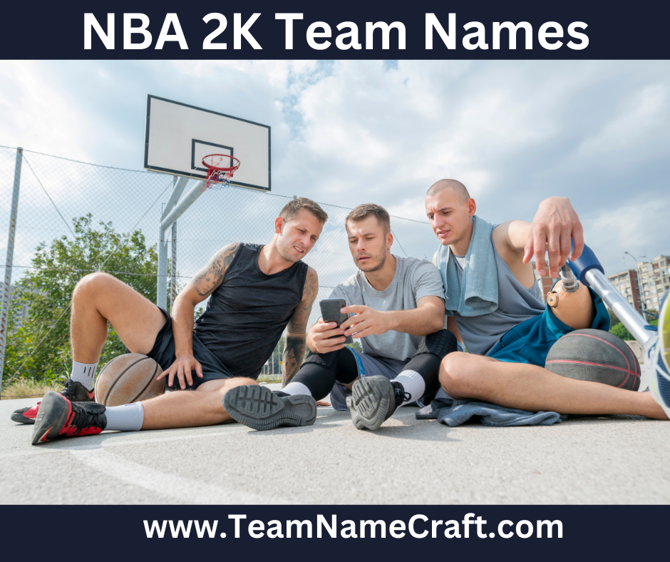 Funny and Creative NBA 2K Team Names