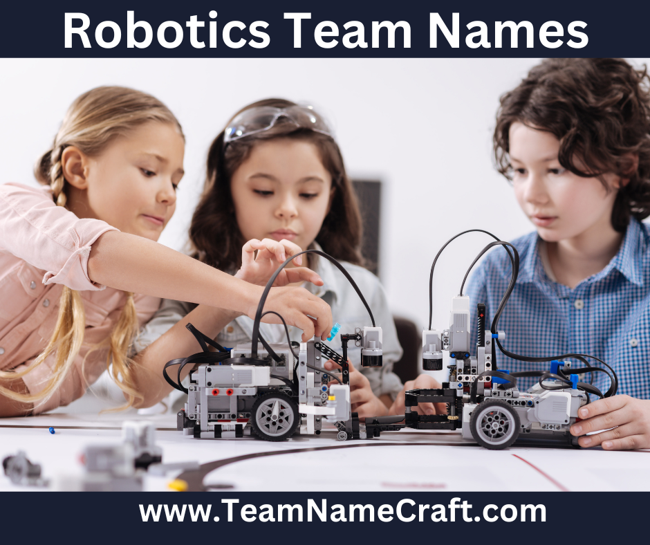 Creative Robotics Team Names for School Competitions