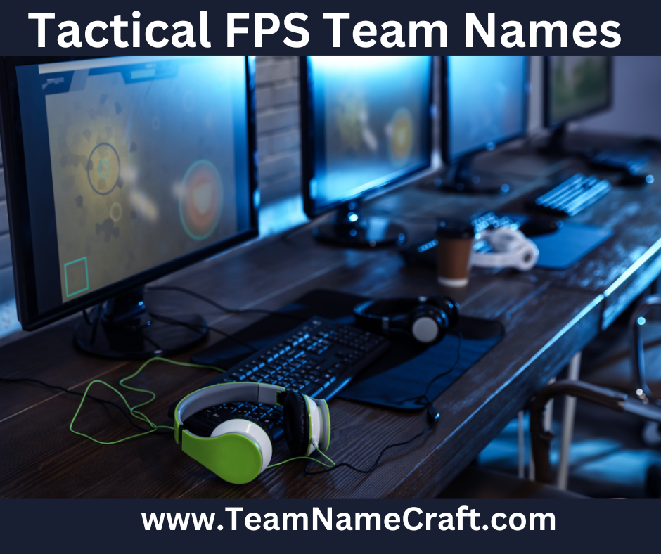 Cool and Tactical FPS Team Names for Competitive Players