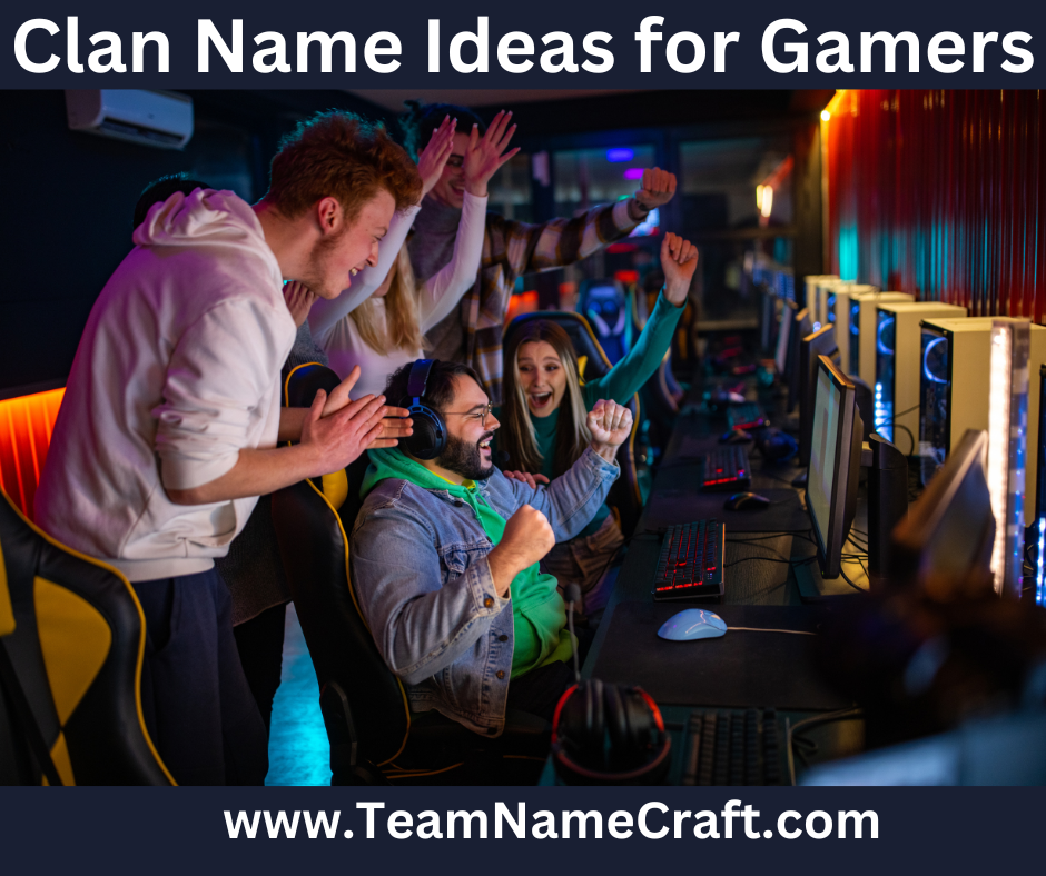 Funny and Creative Clan Name Ideas for Gamers