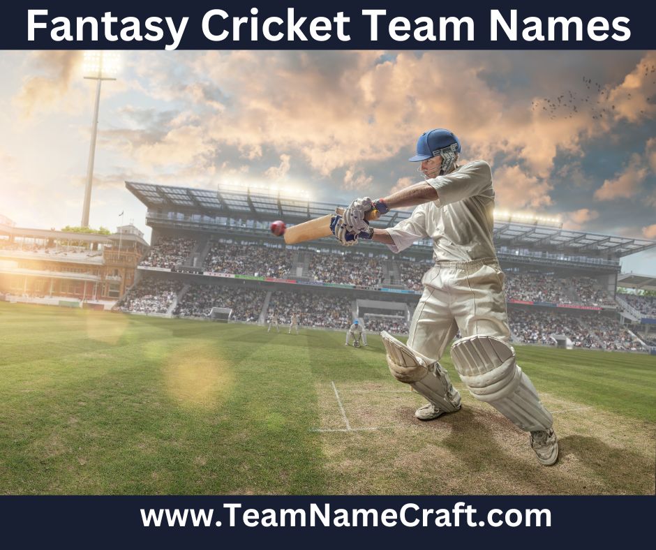 Fantasy Cricket Team Names