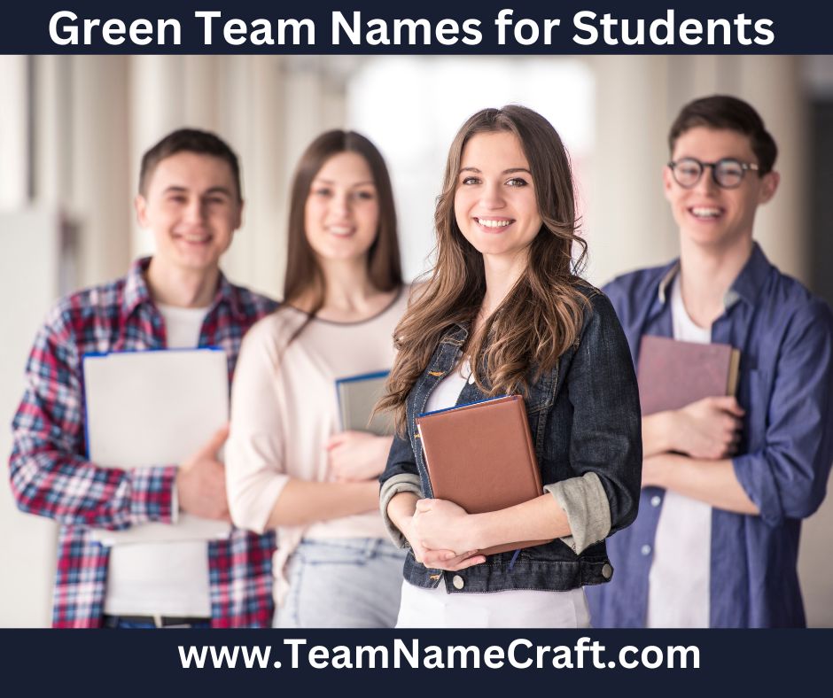 Creative Nature & Green Team Names for Students