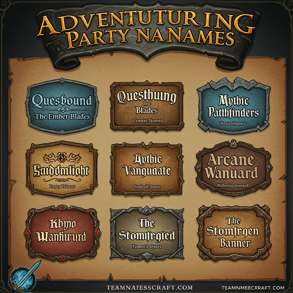 Adventuring Party Names