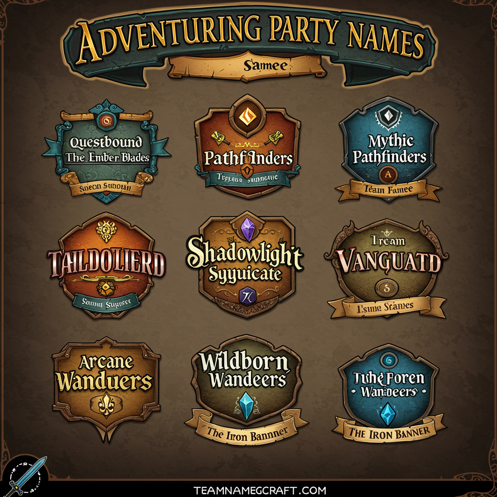 Adventuring Party Names