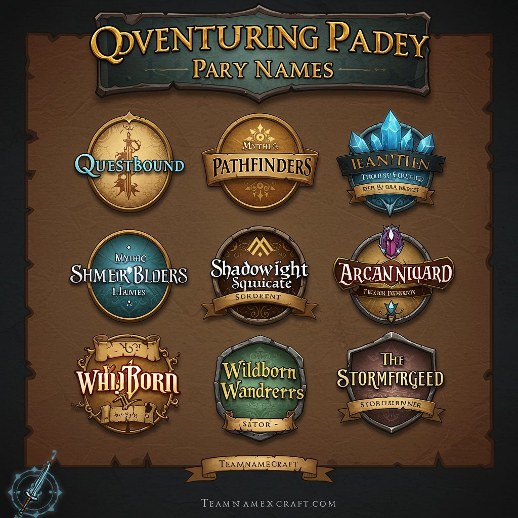 Adventuring Party Names